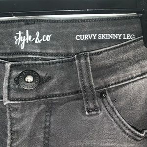 Style & Co. Jeans 💎mujer 💎CURVY SKINNY LEG🔹Sz 6🔹#INC50